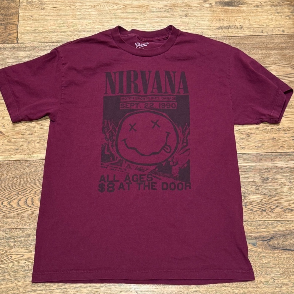 NIRVANA Philcos band tshirt - large